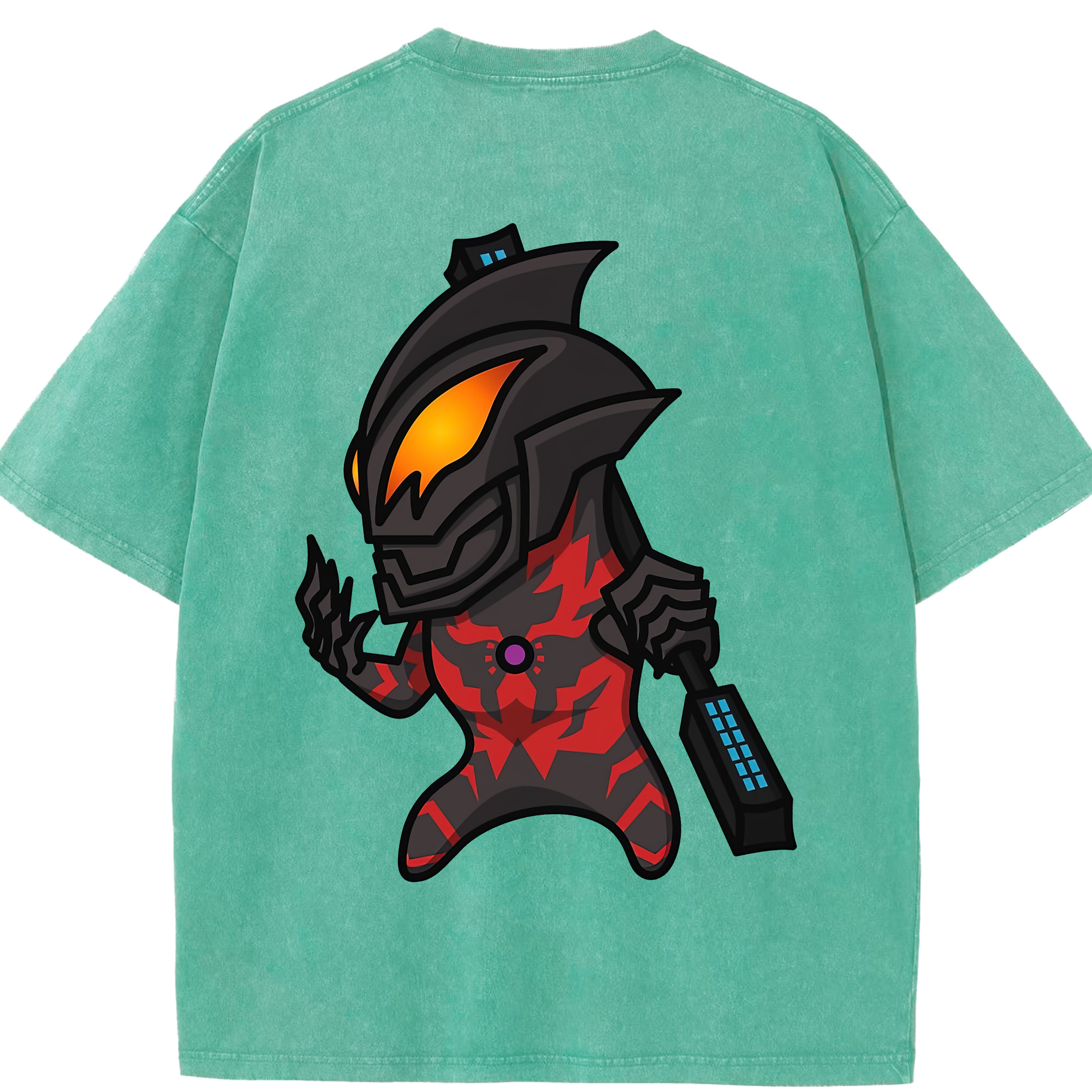（画像用） ウルトラマン Ultraman 綿100% ヴィンテージ風 半袖Tシャツ（背面プリント）